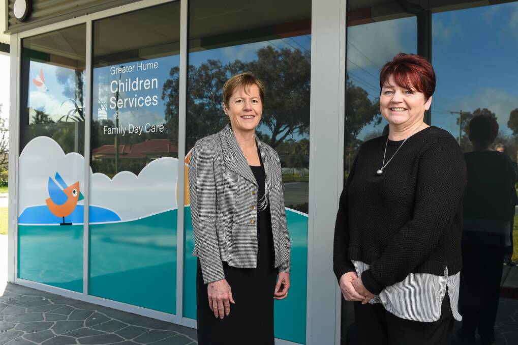 NEW SERVICE: Greater Hume Children Services - involving Lynnette O'Reilly and Fiona Pattinson - has added a Culcairn site after a transition. 