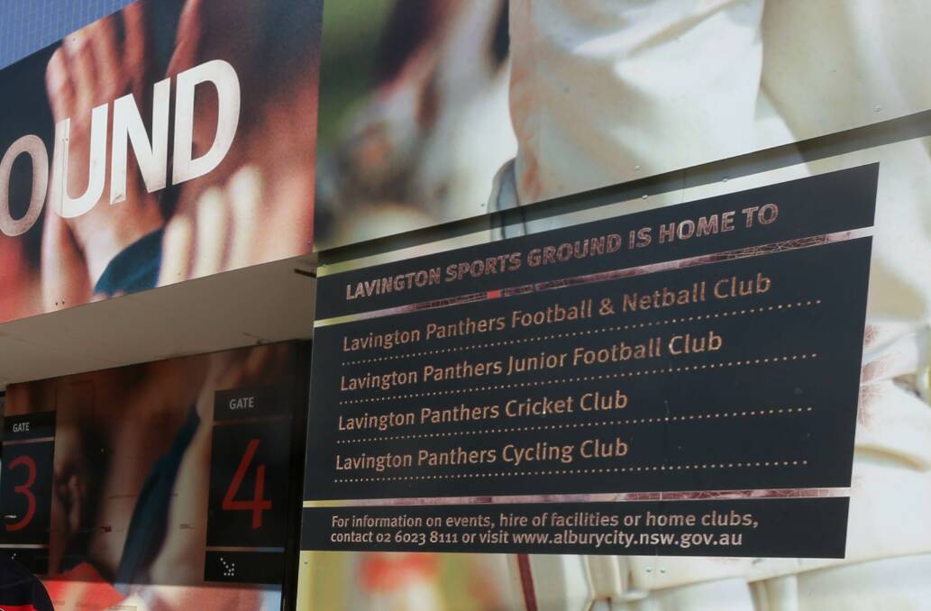 Albury Councillor Darren Cameron says the renaming of the Lavington Sports Ground has to include the suburb name.