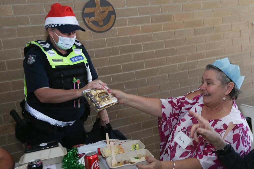 The border checkpoints returning did not stop the Christmas cheer being shared. 