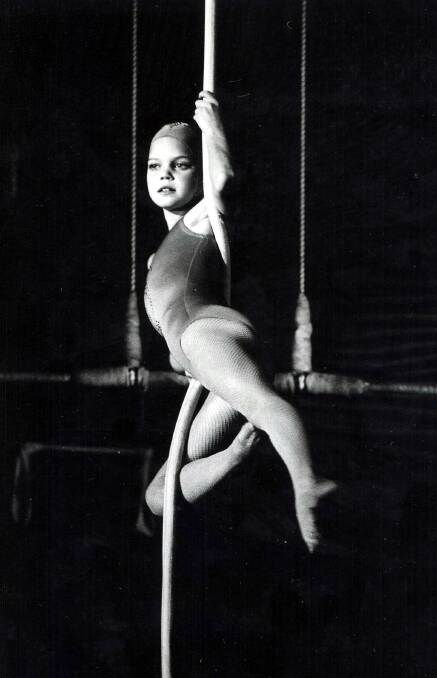Tanya as a young performer.