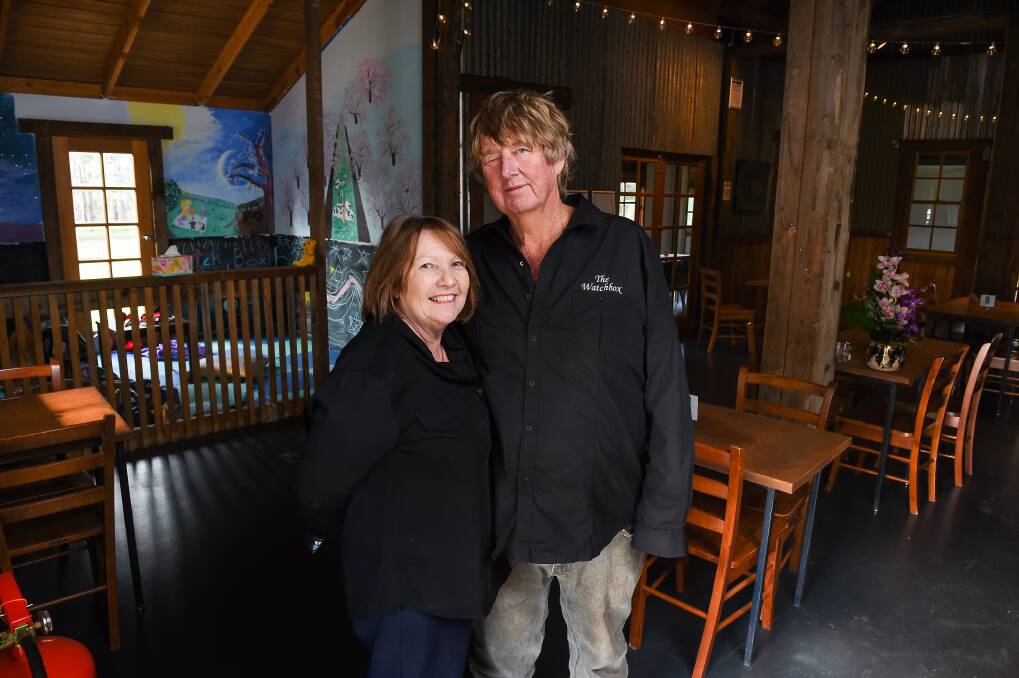 Jemma Toohey and Rick Taylor have welcomed Ben at their Indigo Valley business, Watchbox winery and cafe. 