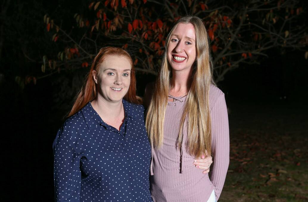Belinda and Jessica, daughters of Sandra Landman, are sharing their story at the second Mental Health Gala. Picture: TARA TREWHELLA
