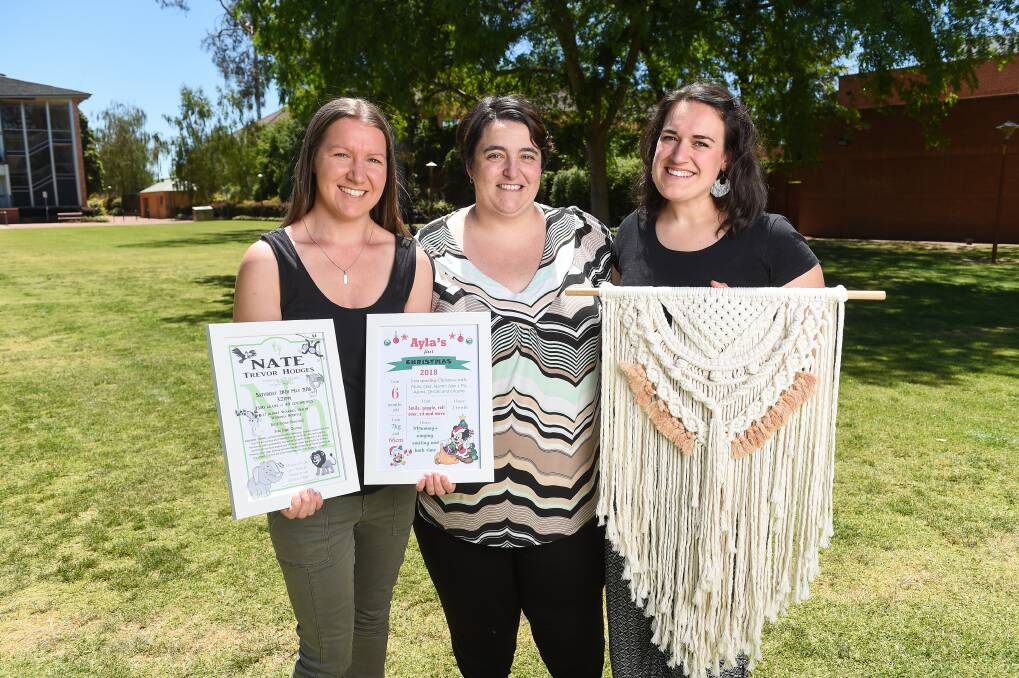 NEW EVENT: Wodonga's Janine Burgess will be a stallholder at the Self-Made Market on Sunday organised by Bec Hay, alongside Jody Rolph of Albury. It will run from 10am to 3pm at QEII Square. Picture: MARK JESSER