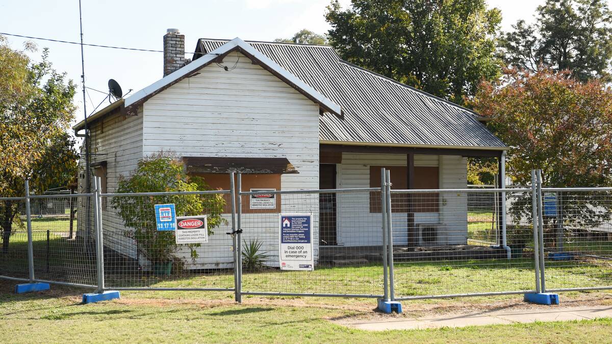 GOING: The first steps in the process of removing asbestos and demolishing homes in Holbrook will get underway in the next few weeks, Greater Hume Council has been told.