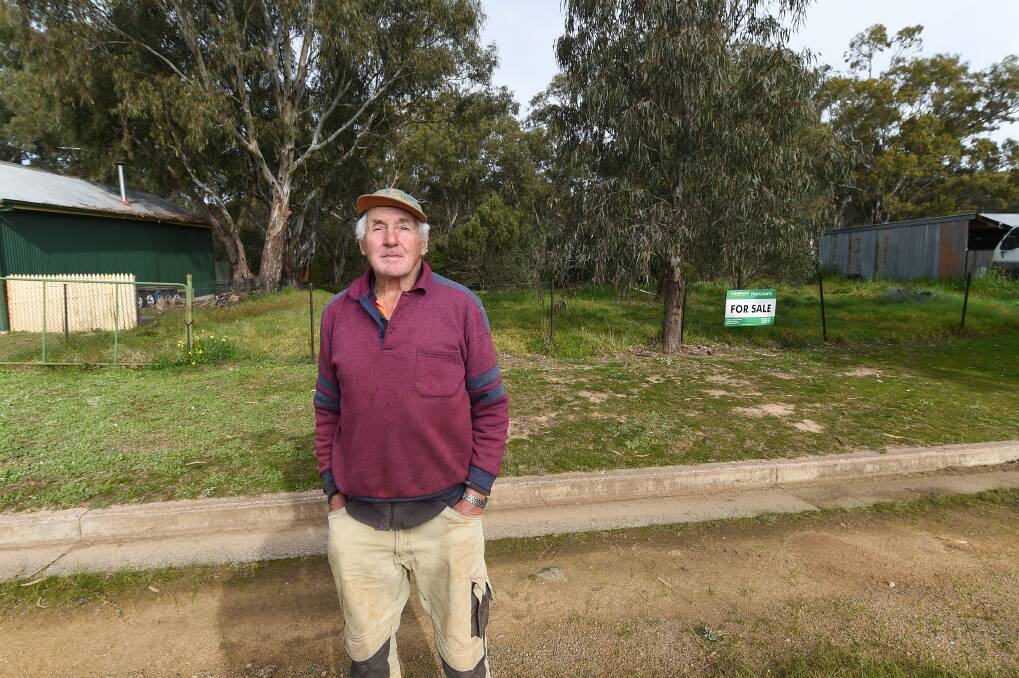 ONE OF A KIND: Former councillor Stan Scheetz lives near a Culcairn block of land that has been sold for unpaid rates. Picture: MARK JESSER