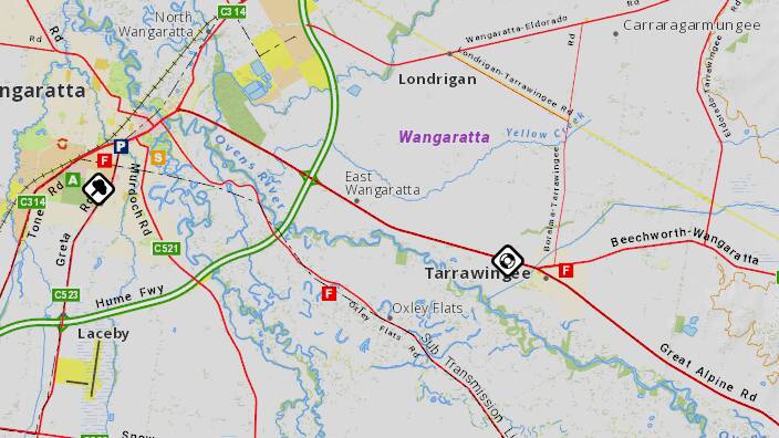 Serious crash near Tarrawingee