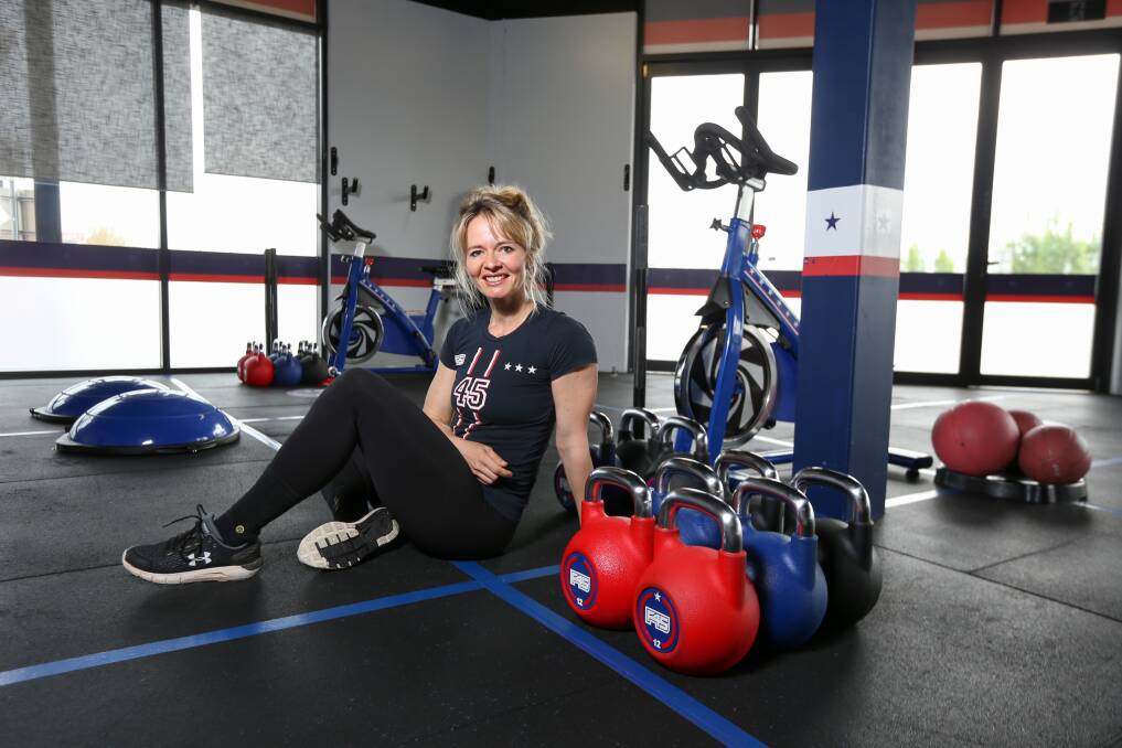 BACK ON: Gyms and personal trainers can now run outdoor fitness sessions with nine people and a trainer - F45 Wodonga manager Gudi Gigliotti is looking forward to doing so at Kelly Park. Picture: TARA TREWHELLA