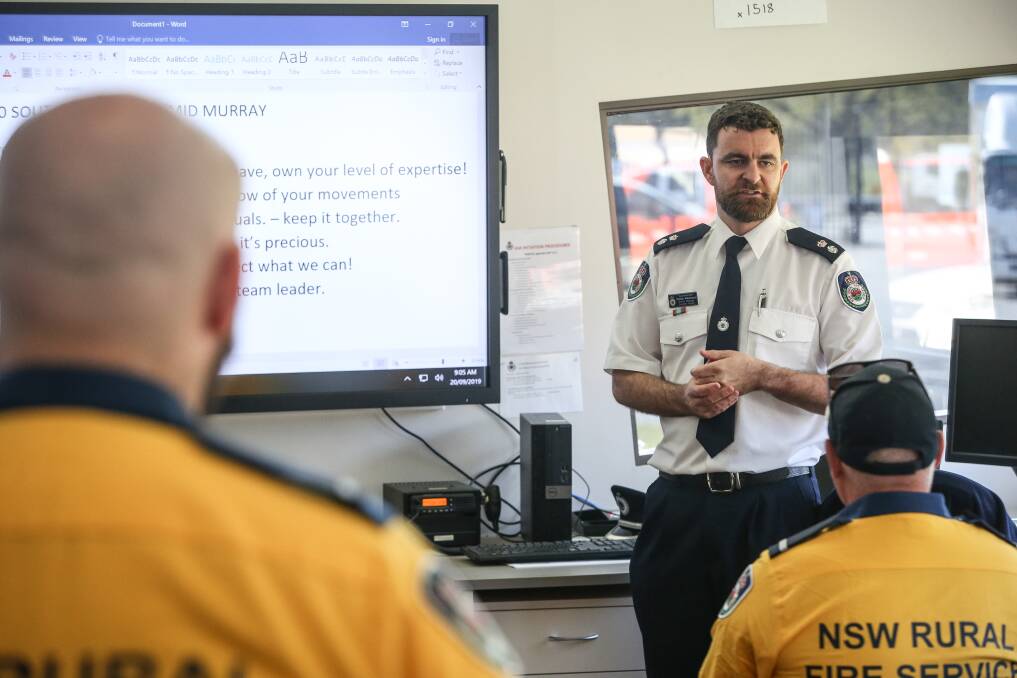 DIFFICULT YEAR: The work of the NSW RFS and Superintendent Patrick Westwood began early in 2019, in what was dubbed the 'Black Summer'.
