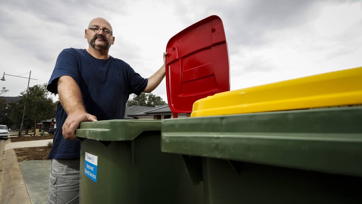 Chris Hankin has launched a petition to change red bin collection in Albury.