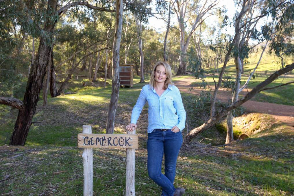 NEW MARKET: Moyhu farmer Lisa Cogger has listed her property on Youcamp, with council approval. People can stay at one of six primitive campsites, named after the Coggers' previous properties such as "Gembrook". Pictures: TARA TREWHELLA