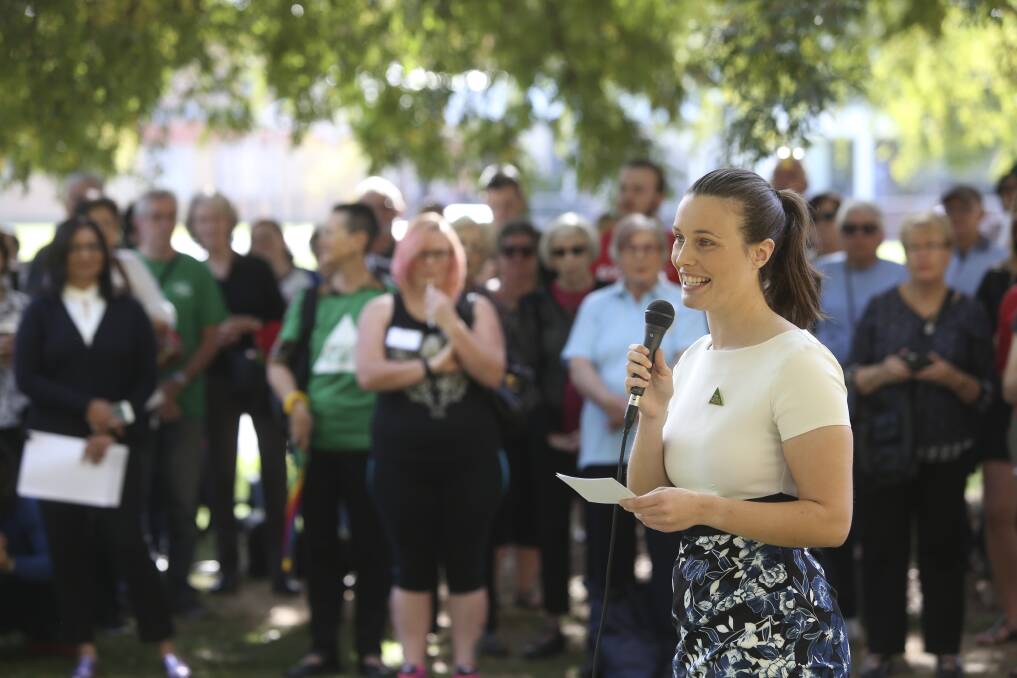 The community rallied to take action on making access to abortions safer in Albury.