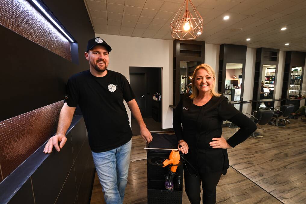 NEW LOOK: Do My Hair's Dallas Holt and Rachael Simmons were able to bring staff off JobKeeper at the end of last year and have pivoted the business. Picture: MARK JESSER