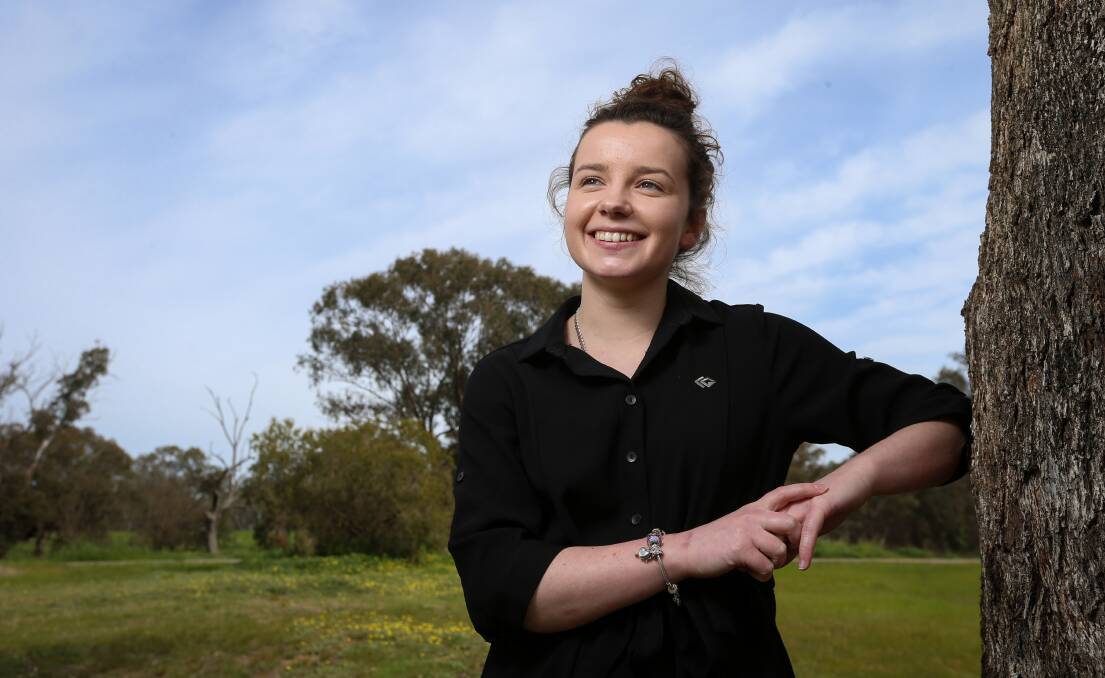 RECOGNISED: Emily Jones of Henty is a finalist in the NSW Trainee of the Year award. The awards will be decided by people's choice and the youth development officer with Greater Hume Council hopes to win for the Riverina. Picture: JAMES WILTSHIRE
