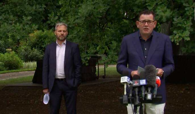 Premier Daniel Andrews has announced changes to 'zones' under the traffic light system, with 16 LGAs along the border to go green. 