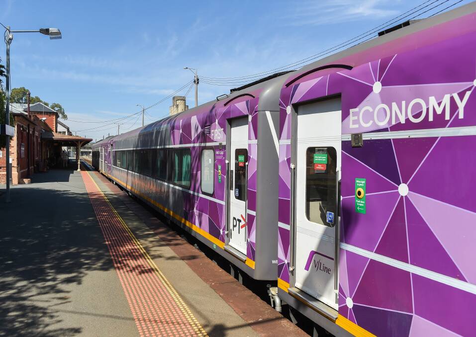 Only 53.1 per cent of trains on the V/Line Albury route ran to time throughout 2019.
