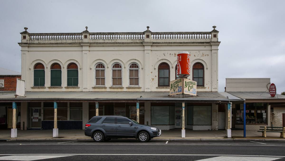 The building used to house the Australia Cafe 