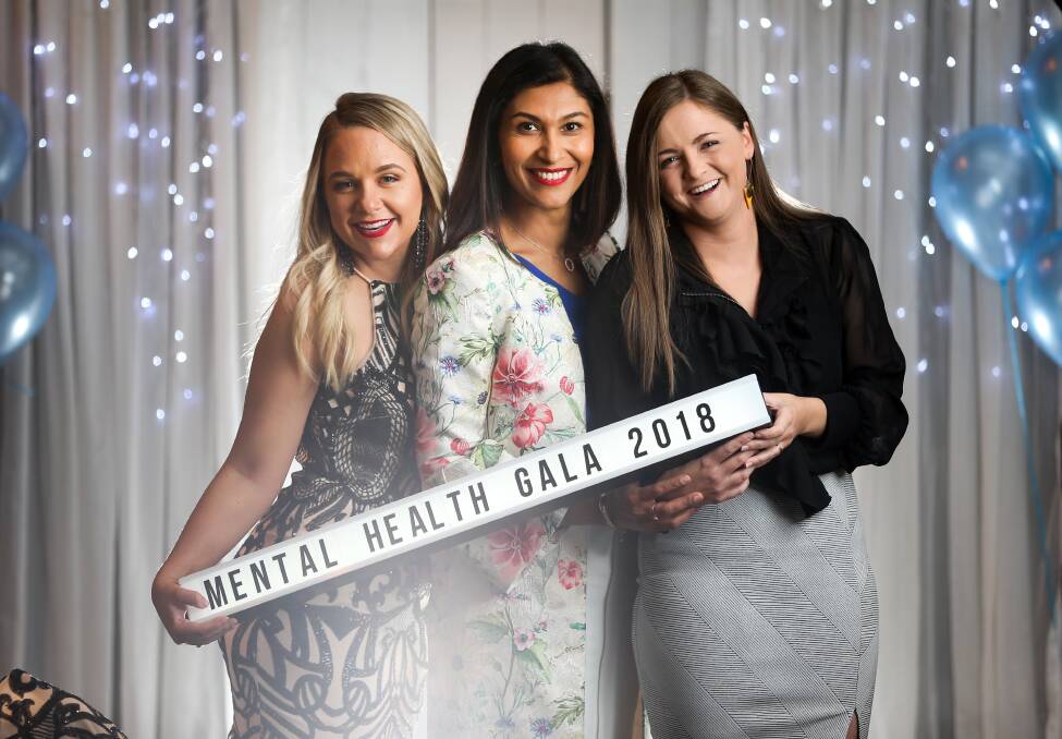 UNITED: Organiser of the Mental Health Gala, Bethany Ward, Daintree Medical Centre GP Alfeen Varghese and Independent Candidate for Benambra Jacqui Hawkins. Picture: KYLIE ESLER