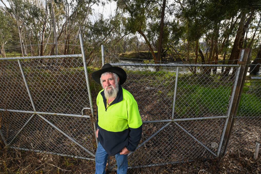 GATEWAY: An old NECMA depot purchased by Indigo Council will be the gateway to locals' access to the Kiewa River. Jack Britton is excited to see the project proceed and hopes to be in a working party. Picture: MARK JESSER