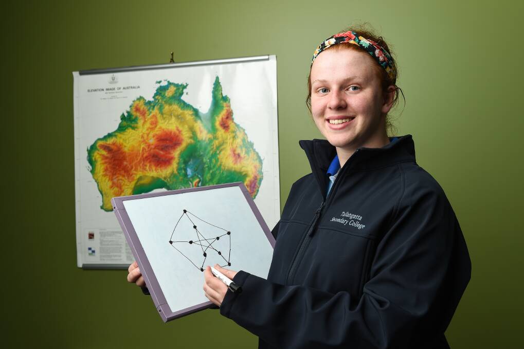 BACK IN ACTION: Zara Coulston-Williams, 17, has returned from the National Youth Science Forum and has big plans for her future. Picture: MARK JESSER