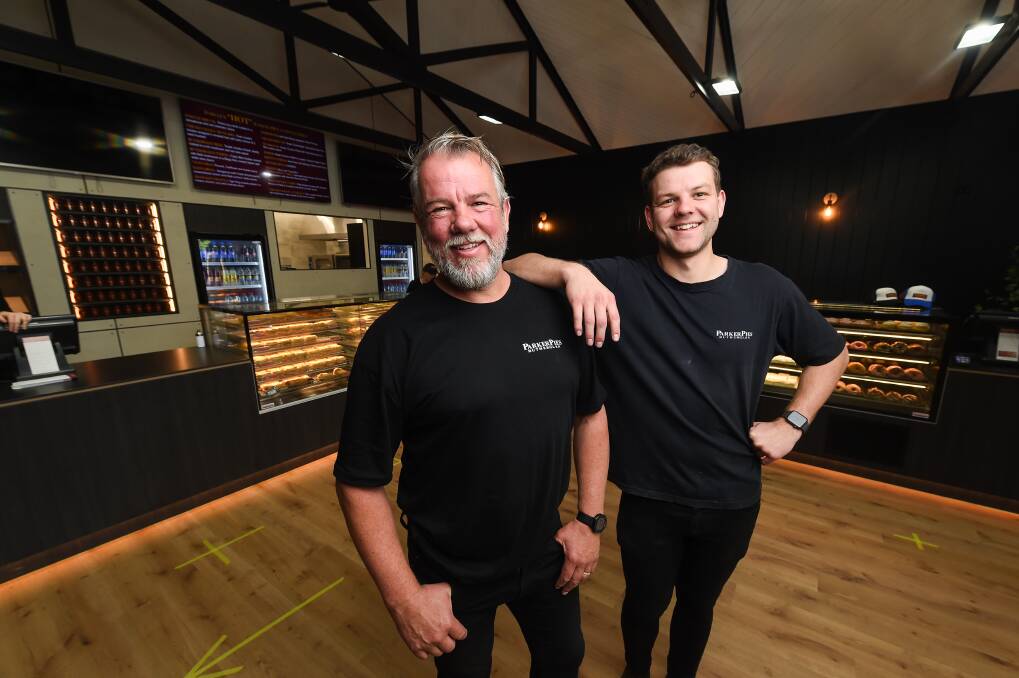 Fred Parker and his son Cody Parker are happy to have customers back after a 10-week shutdown due to COVID-19. Picture: MARK JESSER
