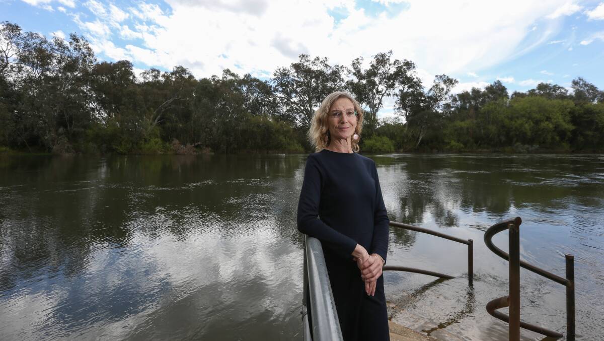 VALUES: La Trobe University senior social work lecturer Heather Downey is asking Border residents to answer anonymous questions about their connection to water. The project is focusing on an "under-researched area". Picture: TARA TREWHELLA