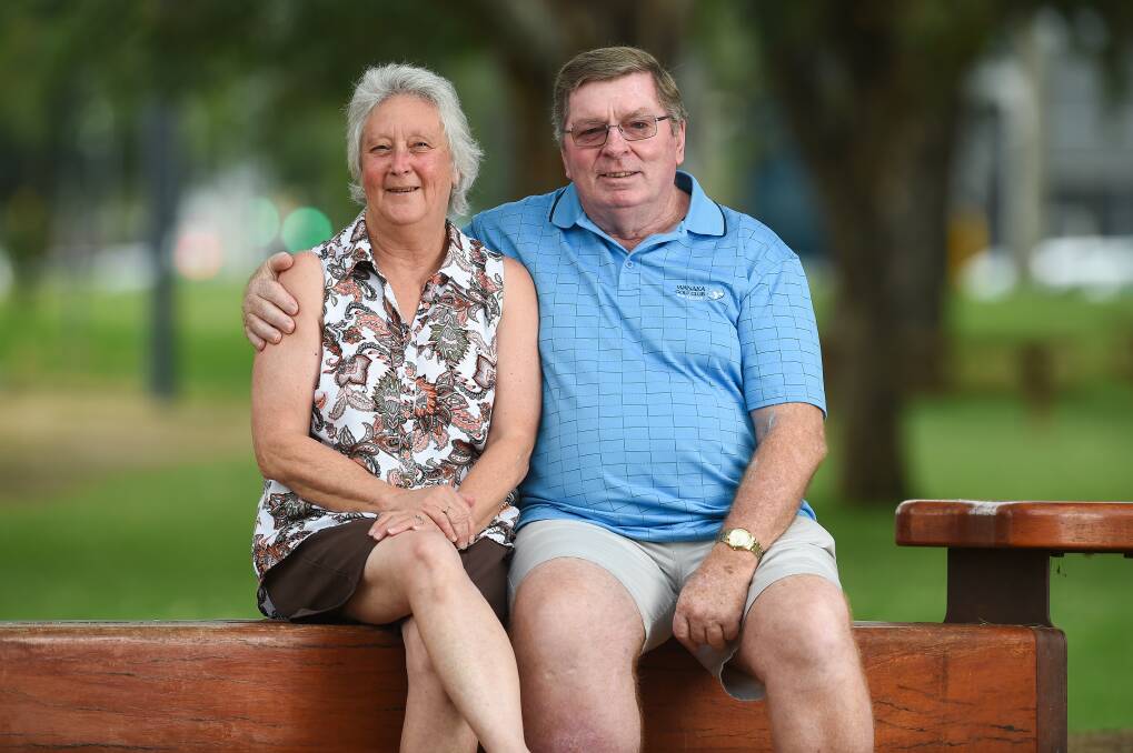 ONGOING: Sandra and Ivan Lane have also had a six-year battle with Ivan's melanoma. Picture: MARK JESSER