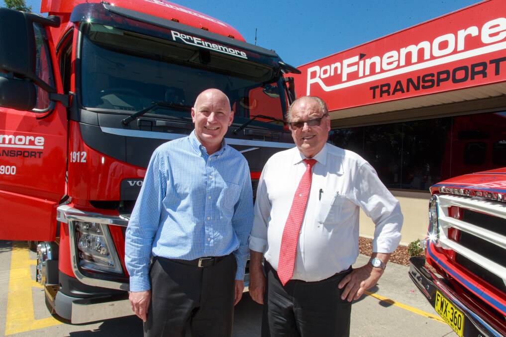Mark Parry (pictured left) says many Ron Finemore trucks are scheduled to cross the border tonight and in the early hours of Wednesday.