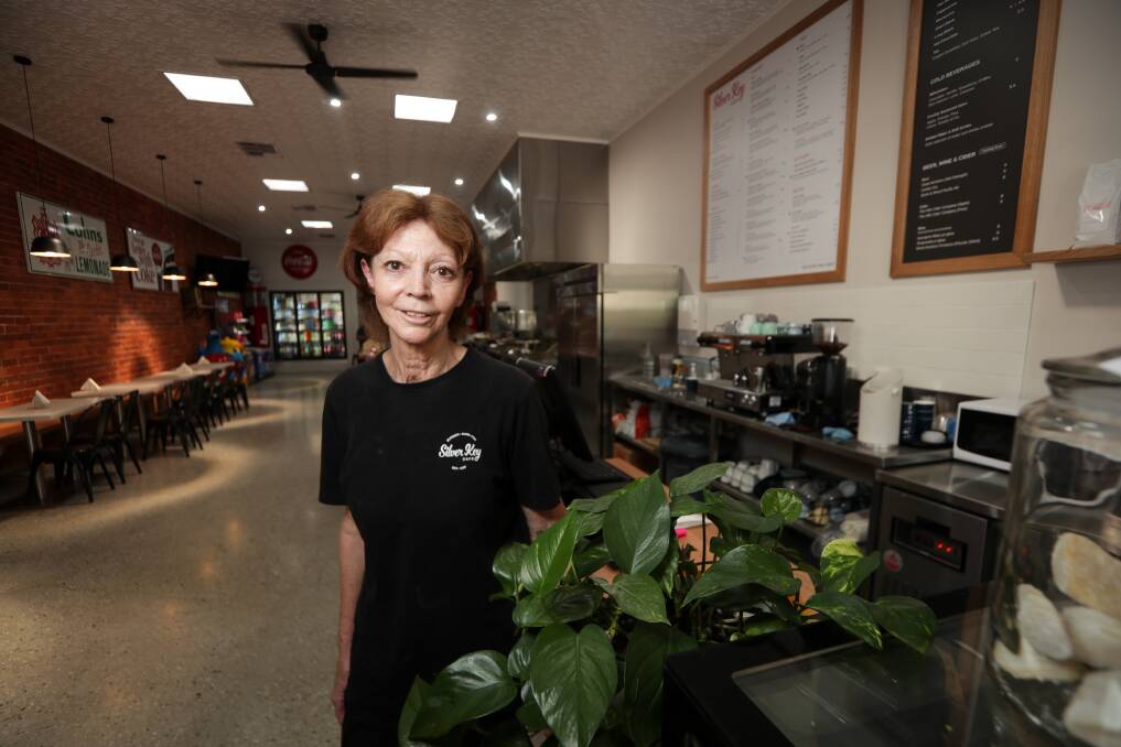 PUSHING THROUGH: Silver Key Cafe co-owner Dawn Leahy says she is disappointed by the break-in at her Rutherglen shop, just months after re-opening following a fire, but says she will stay positive. Picture: JAMES WILTSHIRE 