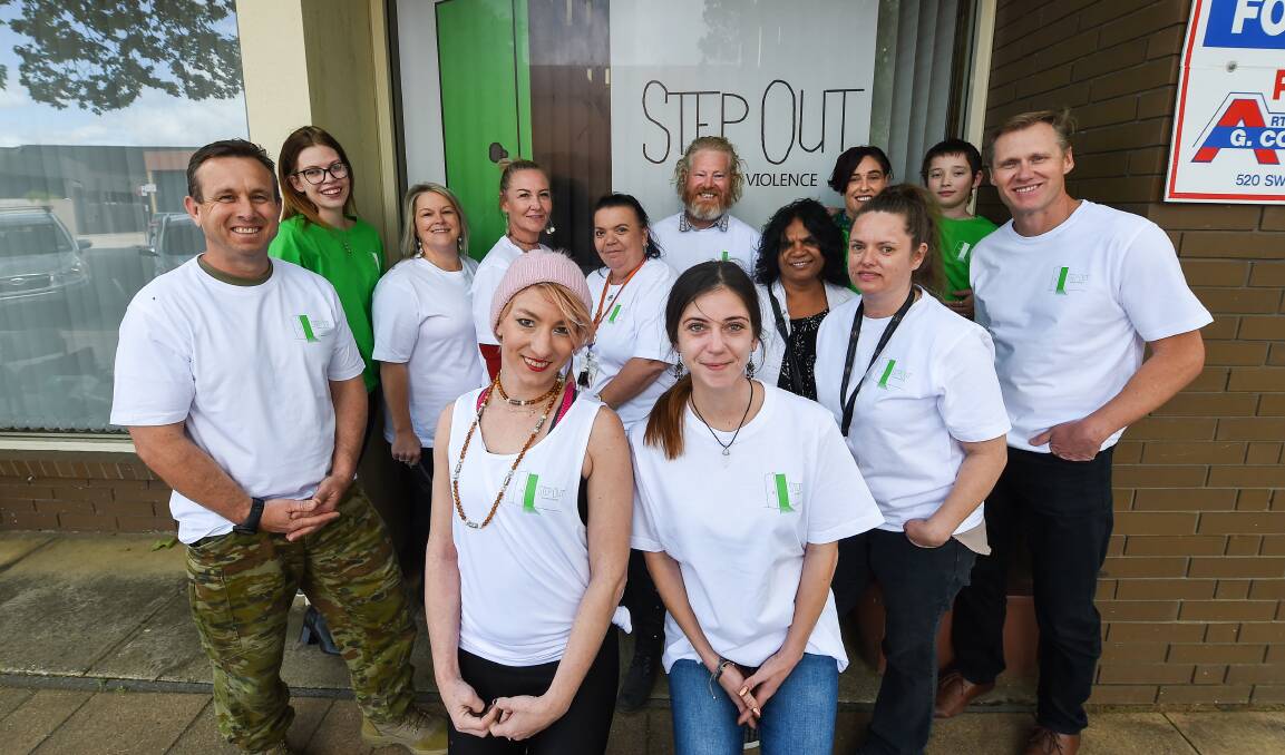 JOIN US: The Step Out Against Violence committee is preparing for the November 23 event. The third march begins at Swift Street at 11am. Pictures: MARK JESSER
