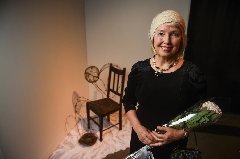 REFLECTION: Albury artist Stephanie Jakovac has created artwork for the Consequences exhibition. Pictures: MARK JESSER
