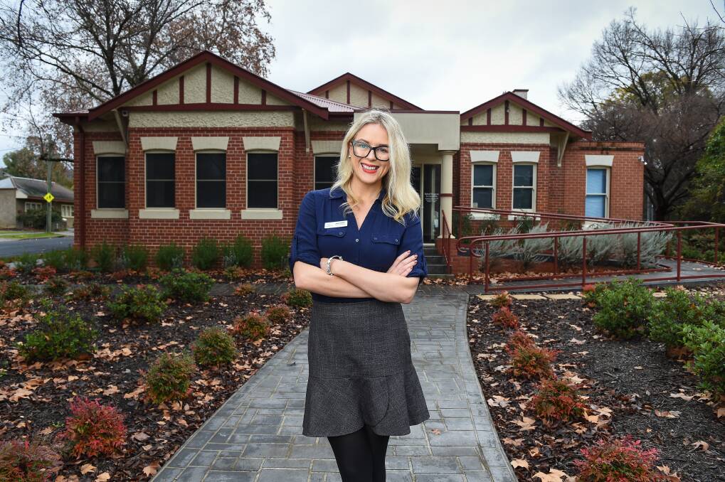 NEW VENTURE: CSU graduate Jade Telfer has returned to Albury to lead the new Border branch of Everyday Independence. Picture: MARK JESSER