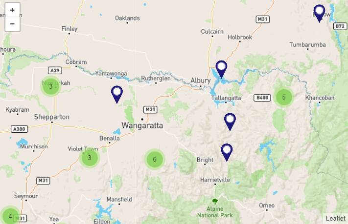 Properties listed in the Border and North East region on the Youcamp website.