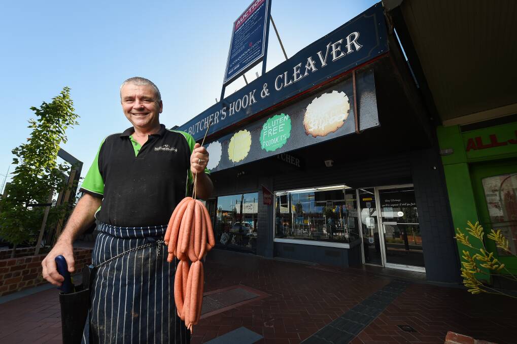 RETIRED: Butcher's Hook and Cleaver owner Rex McKay has decided to retire after 45 years, the last eight of which he's been on High Street. Picture: MARK JESSER