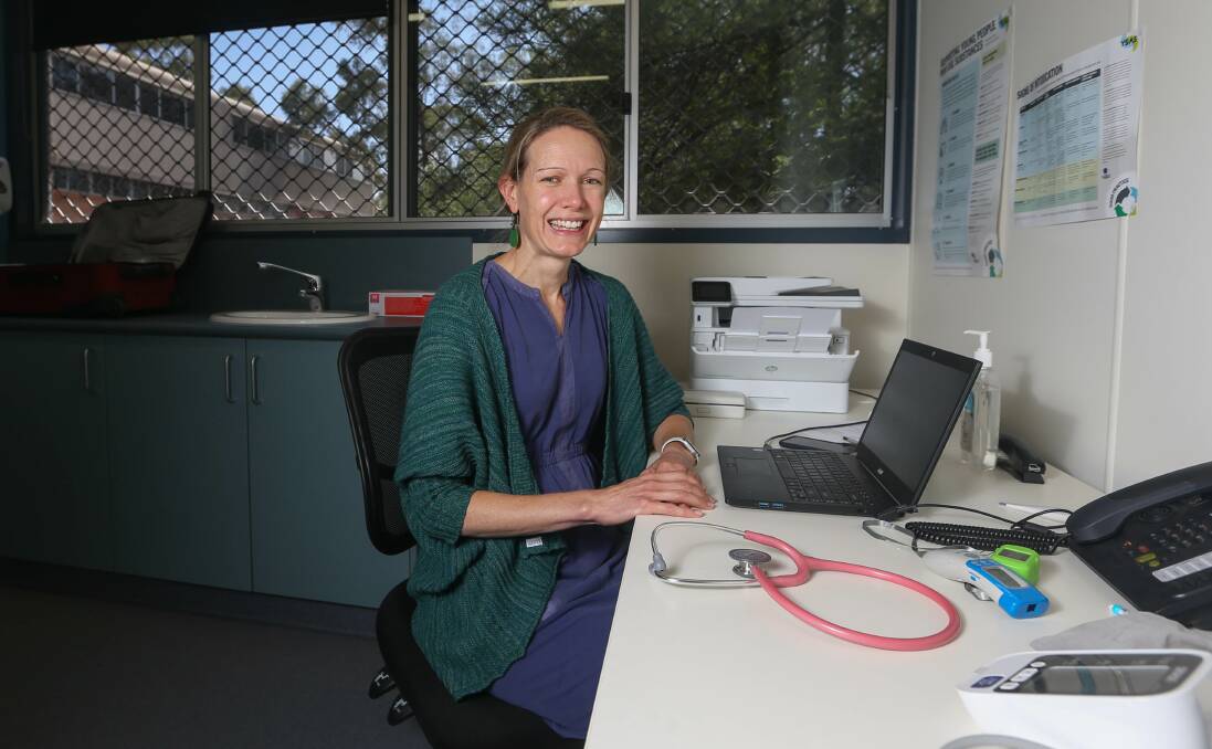 HERE TO HELP: Doctor Sally Smith, who is attached to the Corowa Medical Clinic, has been seeing students at Rutherglen High School for just over a year. Picture: TARA TREWHELLA
