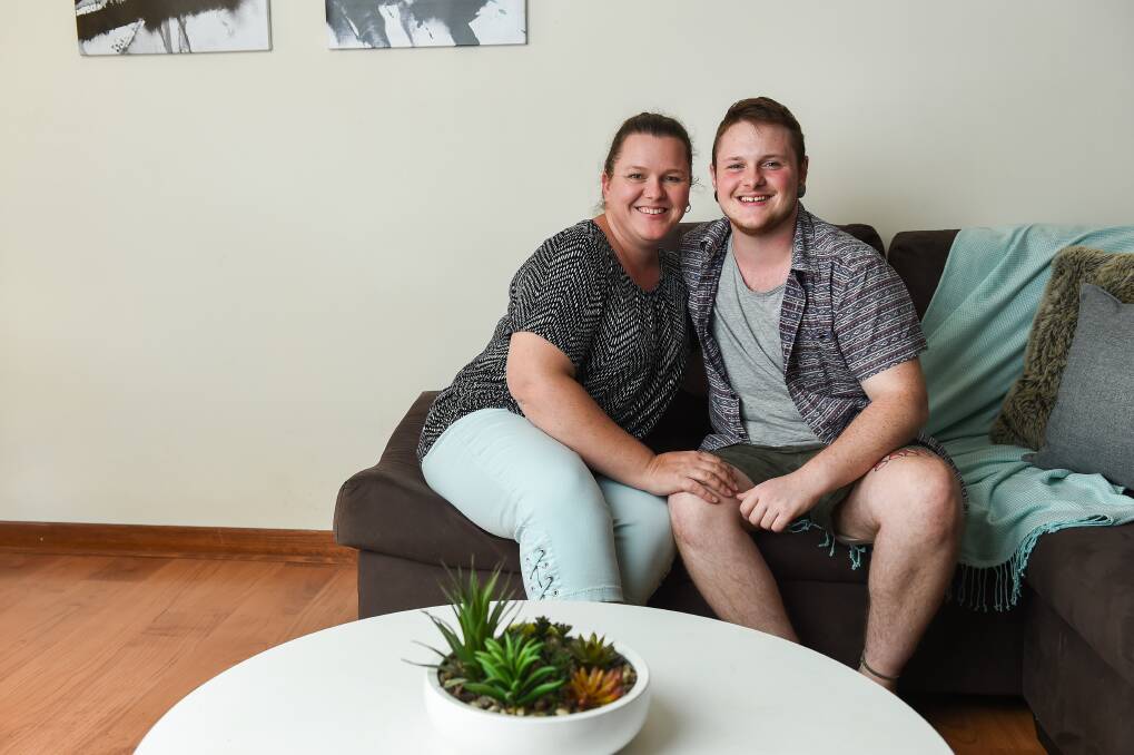 SUPPORT: Riley has been backed the whole way by his mum Kerri, plus his dad and three siblings, throughout his transition and as he continues to be an advocate. Picture: MARK JESSER
