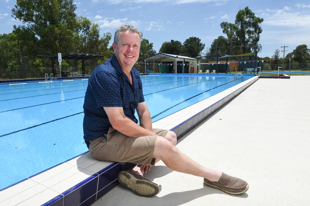 TELL US: Towong deputy mayor Andrew Whitehead is encouraging people to join a community advisory group for the shire's pools, including Tallangatta which has recently undergone $38,600 in upgrades. Picture: MARK JESSER