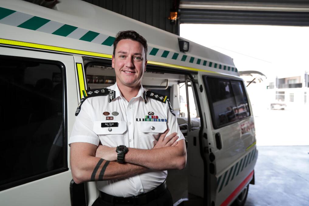 NEW ROLE: Paramedic by trade Ben Scott was appointed the St John Ambulance Assistant Commissioner for regional NSW earlier this month. Mr Scott has been a volunteer for 13 years. Picture: JAMES WILTSHIRE