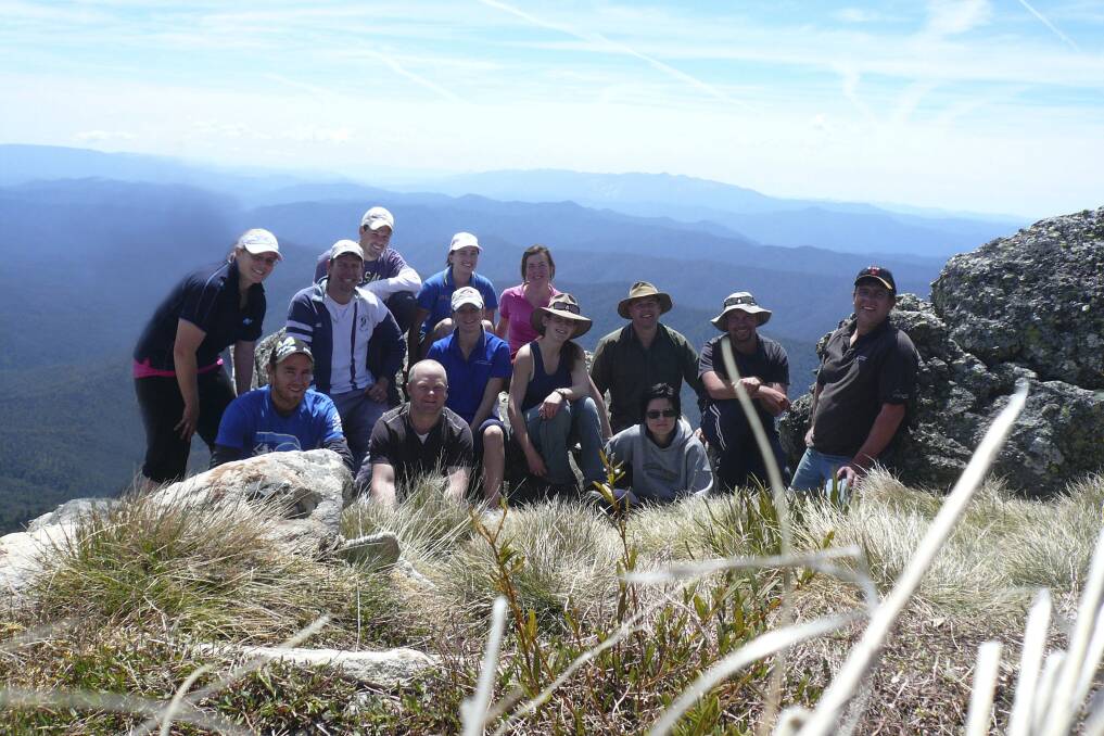 The program includes study trips and retreats, like this one in 2014.