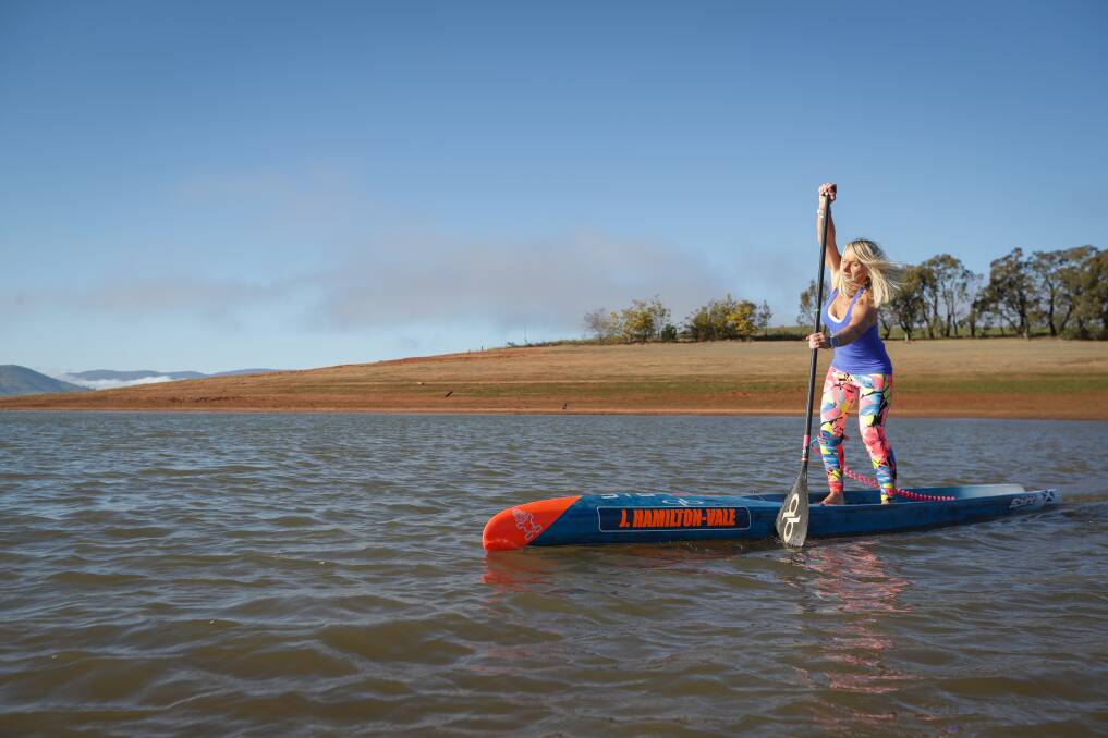 SUCCESS: Joanne Hamilton-Vale has raised $6000 for Border families affected by cancer, and will paddle for 24 hours.