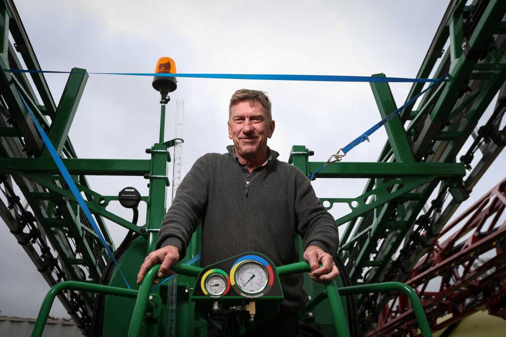 NO DAYS: Mark Lavery of Mark's Spray Barn says the 2020 Henty Field Days would have been a cracker, with confidence up. Picture: JAMES WILTSHIRE
