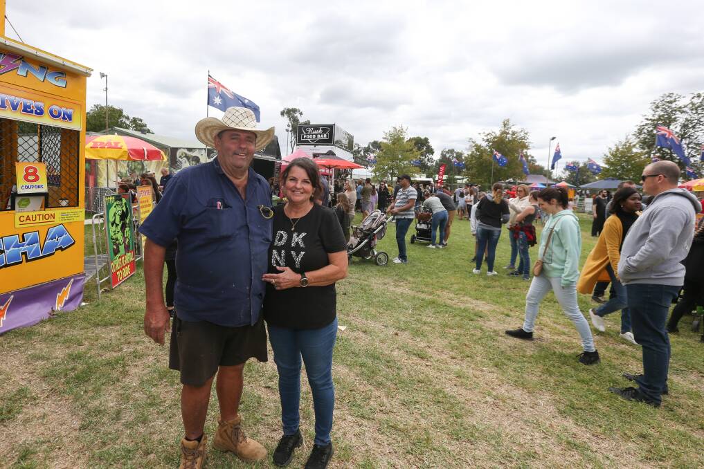 IN ACTION: Gardner's Amusements owners Charlie and Wendy Gardner have organised for a two-weekend fun fair to happen instead of the Wodonga Show. Picture: TARA TREWHELLA