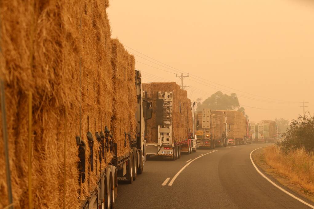 Support from all over Australia came to the Upper Murray during the fires. Picture: JAMES WILTSHIRE 