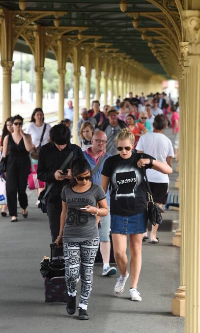 MISSING THE MARK: The punctuality of the Albury V/Line service dropped 15 per cent to 76.7 in 2016, with just over half of trains running on time in November and December.