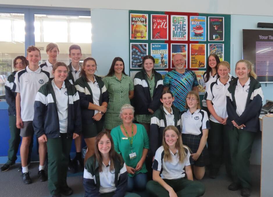 LEARNING FROM BEST: Rutherglen High School students were treated to a visit last week by author Scot Gardner, a youth-worker-turned full-time novelist.