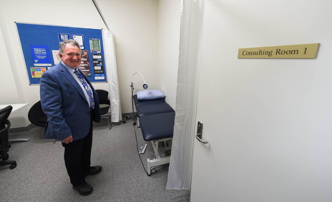SAFE SPACE: Wodonga Senior Secondary College principal Vern Hilditch says the program is highly important for vulnerable students who wouldn't otherwise access healthcare. Picture: MARK JESSER