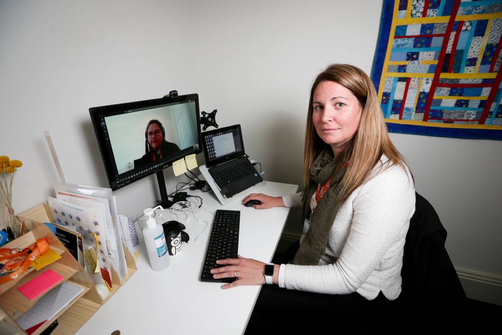 HOPEFUL: Noah's Ark occupational therapist and Albury team leader Jane Tinkler wants to be able to see her young clients on the Victorian side with no impediment from the cross-border permit system. Picture: JAMES WILTSHIRE