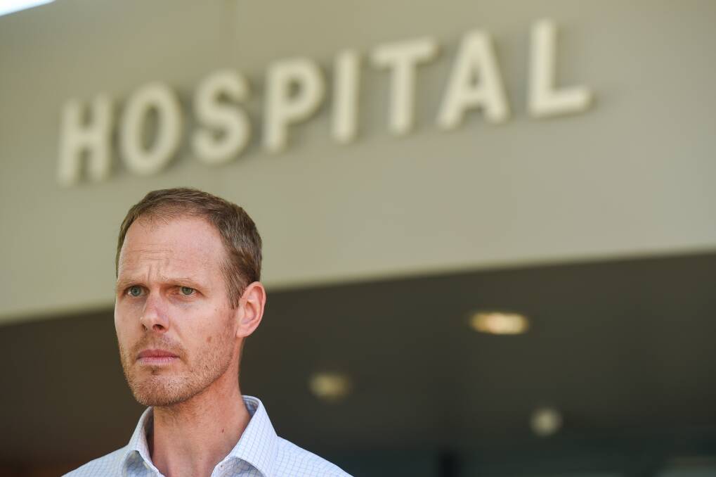 ALL CAN HELP: AWH infectious diseases physician Justin Jackson says the community can take away "fuel from the fire" of COVID-19. Picture: MARK JESSER