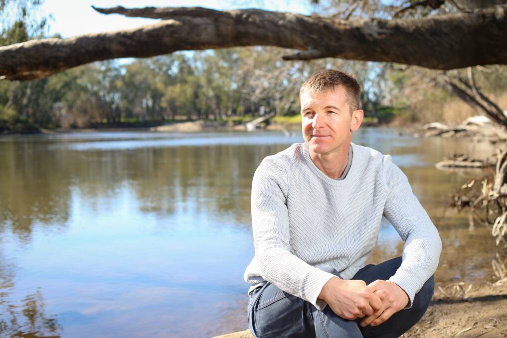 STEP UP: Charles Sturt University fish ecologist Professor Lee Baumgartner has contributed to a global report on declining fish populations and wants investments in interventions. Picture: JAMES WILTSHIRE