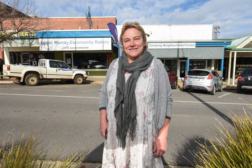 REACH OUT: Corryong Neighbourhood Centre co-ordinator Sara Jenkins is helping businesses link up with fire recovery support. Less than 10 per cent of applications to the state government for $10,000 grants are from Towong Shire businesses. Picture: MARK JESSER