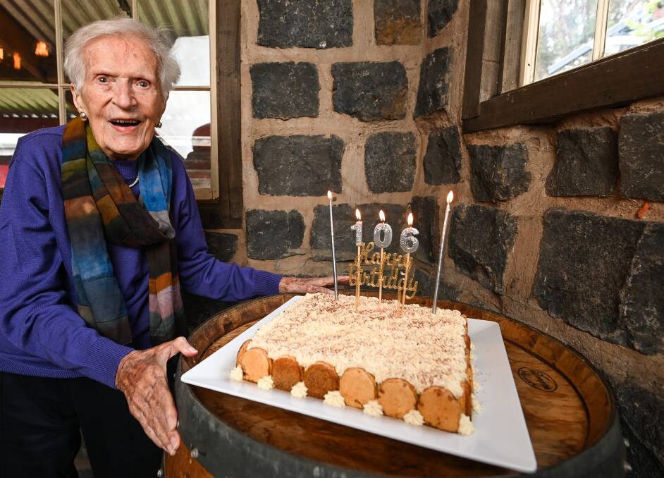 SPECIAL DAY: Lucia Fornasiero, known as Lucy, celebrated her 106th birthday at La Maison, surrounded by her dearest family and friends. Picture: MARK JESSER